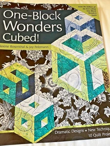 One Block Wonders Cubed 10 Quilt Projects 3-D Quilting Pattern Design Book - Picture 1 of 6