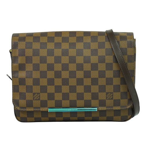 LOUIS VUITTON（LV） Borsa a tracolla Louis Vuitton Hoxton GM N41253 Damier Ebene tela marrone