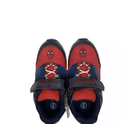 Marvel Spider-Man Light-up Boy's Shoes Size 7T, 9T & 10T - Brand New with Tags - Image 1 of 4