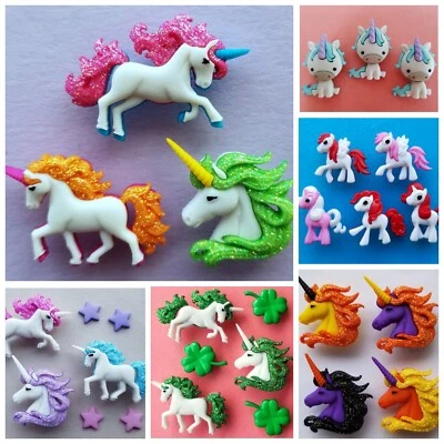 Craft Buttons UNICORN Unicorns Horse Pony Fantasy Fairytale Dress It Up Sewing - Image 1 of 2