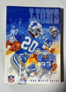 1990 NFL Detroit Lions Media Guide Barry Sanders - Picture 1 of 3