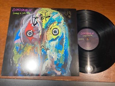 Dinosaur Jr. – Sweep It Into Space - NM Signed Autographed Foto 1 de 2