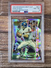 1996 Bowman's Best Cuts #BC7 John Elway PSA 8 Atomic Refractor