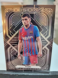 Pedri 1/105 2021-22 Panini Obsidian Soccer - Imagen 1 de 2