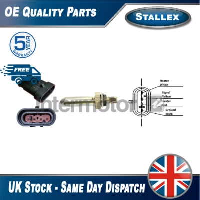 Compatibile con Vauxhall Omega 1994-2001 2.0 + altri modelli sensore ossigeno Lambda Stallex - Immagine 1 di 2