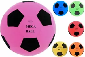 Assorted Mega Ball 45cm Giant Garden Beach Play Inflatable Outdoor Soccer Kids - Picture 1 of 1