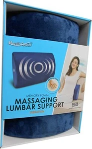 Massage Lordosenstütze mit Memory Foam (blau) - Bild 1 von 2