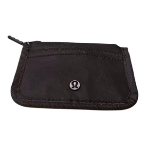 Cartera con estuche para tarjeta de identidad verdadera Lululemon negra de nailon para mujer - Imagen 1 de 6