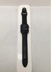 Apple Watch 42MM Series 3 GPS Composite Black w/ Box (UNLOCKED) TESTED/WORKS - Zdjęcie 1 z 7