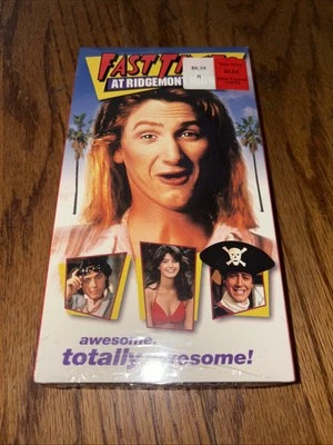SEALED - 1982 Fast Times at Ridgemont High (VHS)  Original Red Side Box Vintage - Image 1 of 2