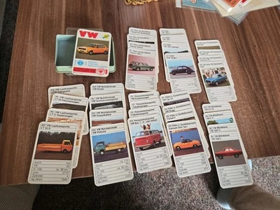 Auto Quartett/VW -Nr. 3292/2- 1970er/Ass/Vollständig Mit Kästchen/Original  - Bild 1 von 4