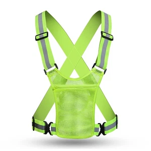 Reflective Vest Unisex Adjustable Safety Reflective Running Gear High Visibility - Picture 1 of 23