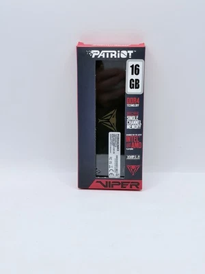 Patriot Viper Steel RGB DDR4 16GB 3600MHz (1x16GB) RAM PVSR416G360C0 New - Image 1 of 4