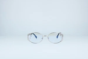 Angeln für Waage Ak47 Silber Oval Brille Brillengestell - Bild 1 von 6