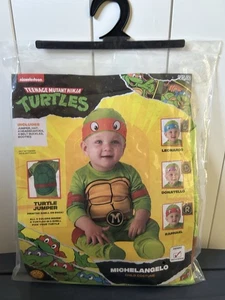 Disfraz Tortugas Ninja Adolescentes Mutantes TMNT Todos los Personajes Talla 0-6 meses Nickelodeon - Imagen 1 de 9
