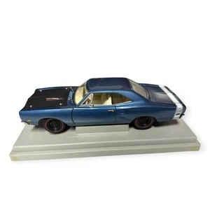 ERTL 1/18 AMERICAN MUSCLE BLUE 1969 DODGE SUPER BEE Six Pack Die Cast - Picture 1 of 10