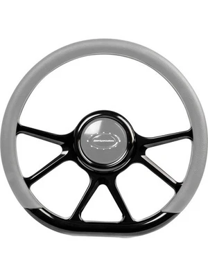 Billet Specialties Steering Wheel Prism 14 in Diameter 6 Spoke Alumi (BLK29475) - Image 1 of 4
