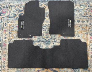 NEW 2013-2019 Nissan Frontier King/ Crew PRO-4X Charcoal Carpeted Floor Mats Set - Picture 1 of 8