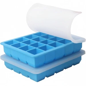 Silicone Freezer Molds 1Tbsp Food Storage Ice Cubes Herbs Pesto Lemon - Foto 1 di 9