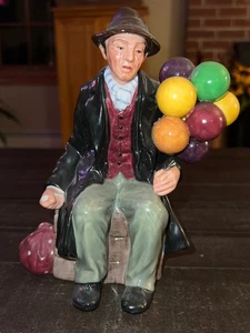 De colección Royal Doulton Inglaterra “The Balloon Man” HN 1954 Como Nuevo Sin Caja - Imagen 1 de 10