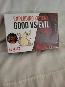NEU Exploding Kittens Good vs Evil Netflix Kartenspiel - Bild 1 von 3
