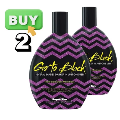 Supre Tan Go To Black Maximizer 2x 350ml