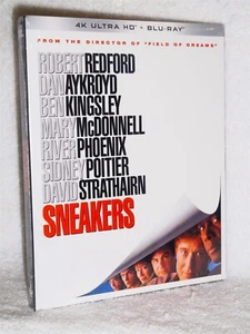 Sneakers (4K/Blu-ray, 2025) NEW Robert Redford Dan Aykroyd Ben Kingsley crime - Picture 1 of 6