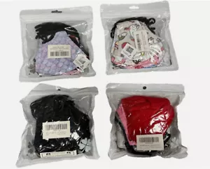 Paquete de 5 y 6 mascarillas faciales reutilizables lavables/cubiertas de tela de algodón unisex para niños - Imagen 1 de 8