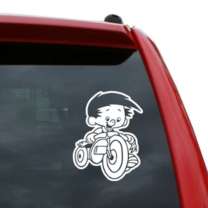 Calcomanía de vinilo Bobby's World | Color: blanco | 5" x 4" - Imagen 1 de 1