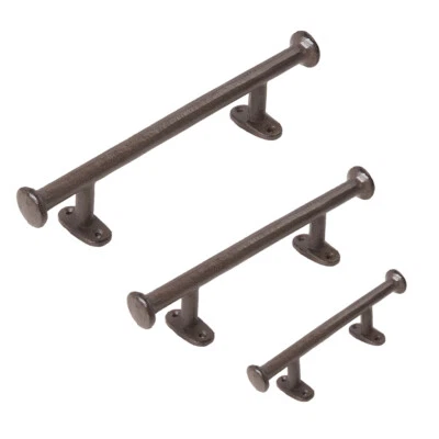 Heavy Duty Farmhouse Antique Barn Door Handle Rustic Retro Cast Iron Pull Handle - Image 1 of 4