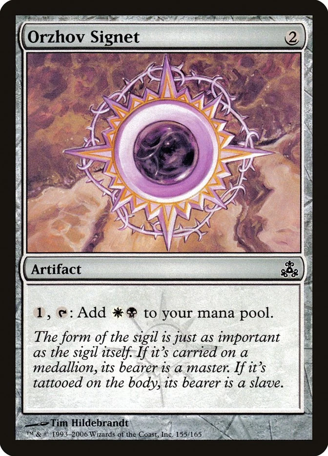 MTG Magic the Gathering Orzhov Signet (155/165) Guildpact LP - Image 1 of 1