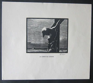 Rodolphe Duguay - La Croix du Chemin - Québec print - Picture 1 of 1