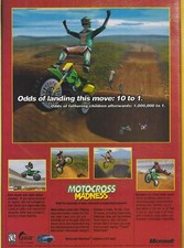 Motocross Madness Print Ad/Poster Art PC Big Box