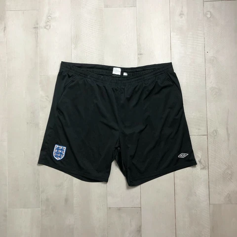 England Team Training Football Shorts With Pockets Umbro Polyester Mens Size 2XL Cover
