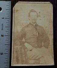 CDV Photo ID'd 81st Illinois Infantry Reg Civil War Soldier in St Louis Missouri