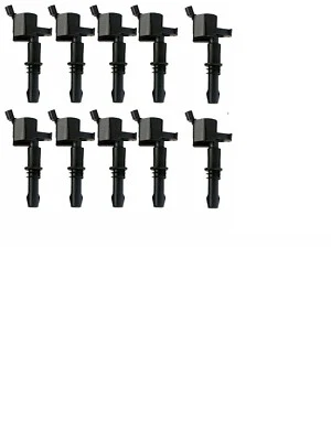 10+ bobinas de encendido DG511 NEGRAS para Ford F-250 Super Duty 2005-2008 6,8 L V10 Foto 1 de 3