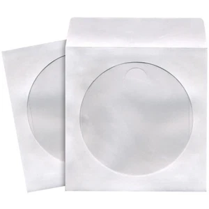 Maxell 190133 - CD402 CD/DVD Storage Sleeves (100 pk; White) - Picture 1 of 1