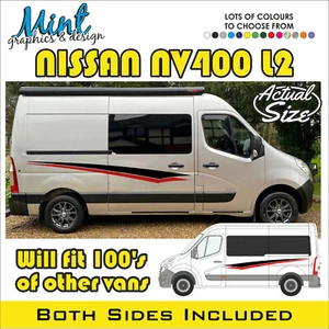 Nissan NV400 L2 Wohnmobil Camper Aufkleber Sticker Van Grafik KEINE P&P 016 - Bild 1 von 4