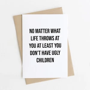 Funny Happy Birthday Card For Dad Witty Father's Day Cards Joke Rude Blank A6 - Picture 1 of 2