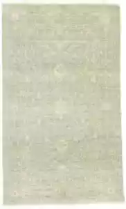 Hand-Knotted Distressed Muted Floral Rug Transitional Oriental Carpet 3X5 ft - Picture 1 of 16