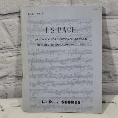 J.S. Bach: Six Sonatas For Unaccompanied Violin (BWV Nos 1001-1006, 1007-1012. - Image 1 of 4
