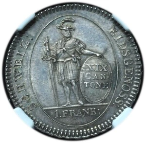 1811 Switzerland Bern Franc MS62 NGC - Exquisite Condition! - Picture 1 of 5