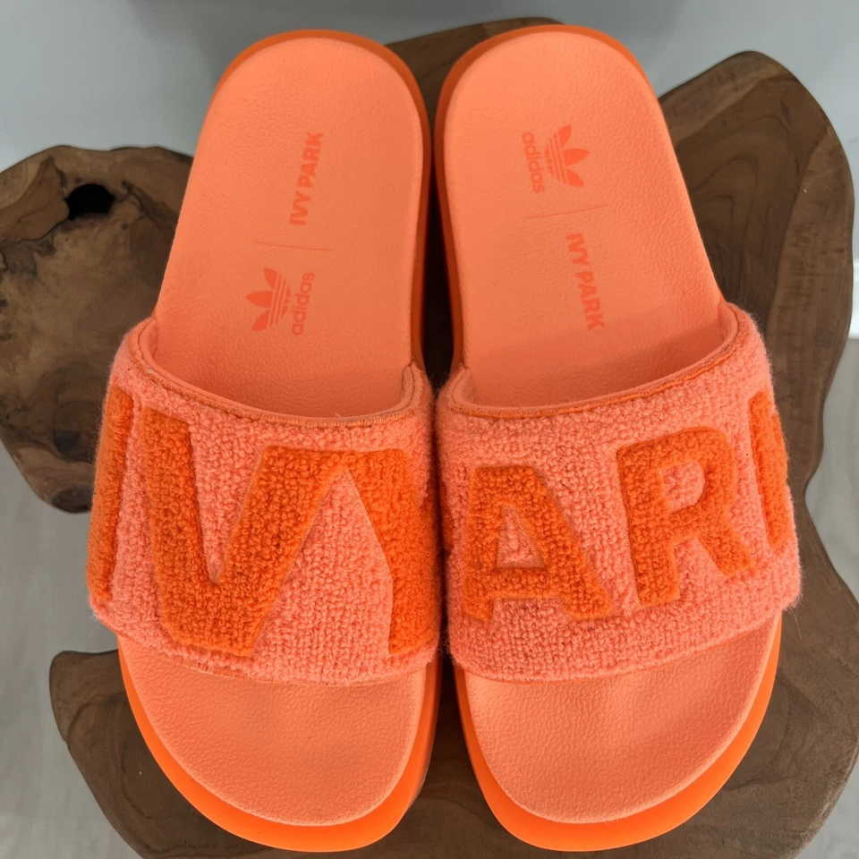 Adidas Ivy Park (Beyoncé Collab) Naranja Slides M 6 / W 7 Foto 1 de 4