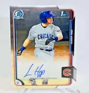 2015 Bowman Chrome DRAFT PICK Ian Happ BCA-IH Autograph CARD Chicago Cubs - Picture 1 of 6