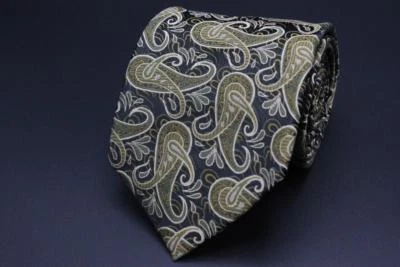 XMI Silk Tie. Brown Paisley. Foto 1 de 4