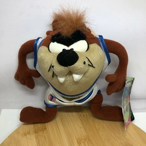 Taz 1996 Space Jam Basketball Trikot Vintage Plüsch Stofftier McDonald’s mit Etikett - Bild 1 von 7