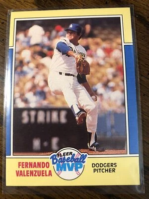 1988 Fleer Baseball MVP Fernando Valenzuela #40 - Image 1 of 2