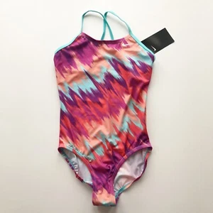 Nike Girls 1 pc Swimsuit Immiscible Crossback & Racer Back U Pick Pattern, Size - Picture 1 of 23