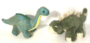 Menge 2 entzückende 12 Zoll Dinosaurier Plüsch (Brontosaurier & Stegosaurier)  - Bild 1 von 11