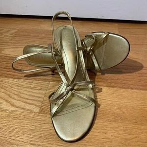 Lauren Ralph Lauren Hallie goldene Absätze Gr. 9 - Bild 1 von 12